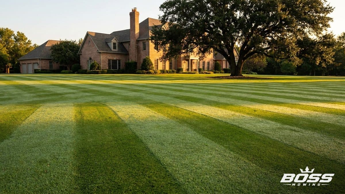 Why Do Pro-Mowed Lawns Have Stripes? (And How We Make Them)